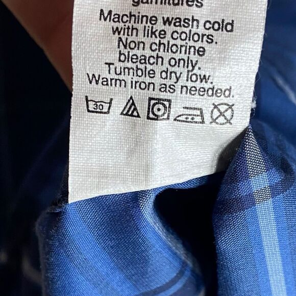 J Crew Offshore Performance Shirt Mens L Blue Plaid Button Down Preppy Casual - Picture 10 of 11